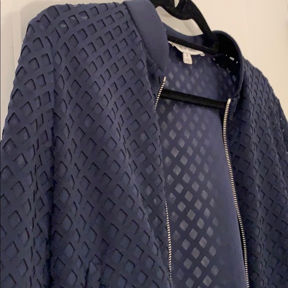 Elizabeth and James Navy Bomber Jacket - Picture 2 of 3